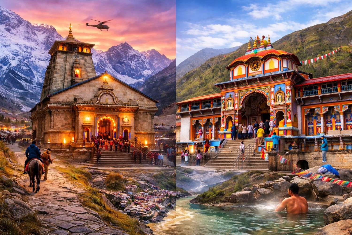 Kedarnath Badrinath Yatra 4N-5D Package From Haridwar